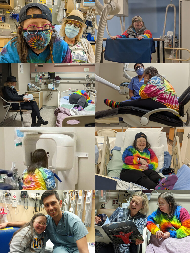 Top Ten Countdown includes eight medical emergency photos from two hernia surgeries, two broken ankles, two dental surgeries, one blocked esophagus, and one nuclear octreotide scan — a cancer scare, but luckily, Teresa got the all-clear.